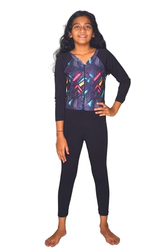 Image of Aqua Holic Unisex Swimming And Skating Full Suit For Girls - Comfortable, Quick-Dry,UV Protection, Stretchable Fabric