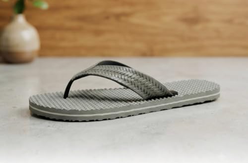 Image of SGLAQPM Men's Flip Flops | Comfortable Casual Slippers for Men | Bathroom Slipper /Chappal for all, easy to put in /out, Long Life Slippers