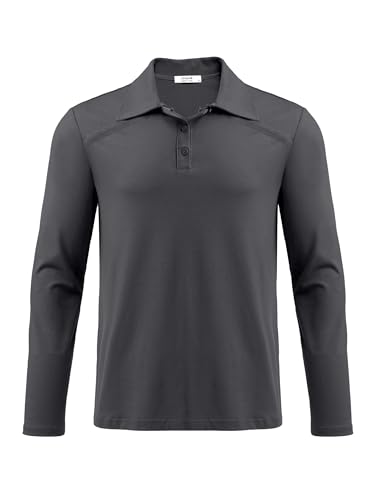 Deyeek Unisex Chemo Shirts for Port Access Post Shoulder Surgery Shirt Long Sleeve Tear Away Shirts4