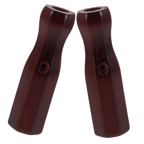 BESPORTBLE 2Pcs Wooden Foosball Table Handle Grips Durable Solid Handles for Soccer Machine Easy Assembly Accessories for and Indoor Fun