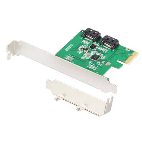PCIExpress 2 Port Controller Card with ASM1061R Chipset RAID1/RAID0/SPAN