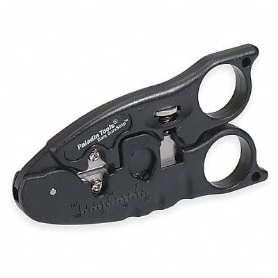 Image of Paladin Tools PA1116 Network Cable Cutter and Wire Stripper Tool | POE Ethernet CAT3 CAT5 CAT5E CAT6 (Professional Grade)