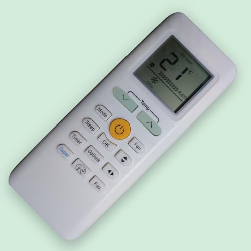 Image of AMAZOR Compatible /Replacement Carrier AC Remote Control - Suitable for 1 Ton, 1.5 Ton, 2 Ton Split & Window Air Conditioners (Exact Matching Remote Required) (Model 33)