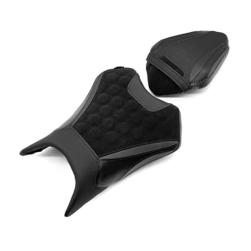Capot de selle solo passager et siège avant pour Ninja 500 Z500 2024 2025 sellerie moto noire