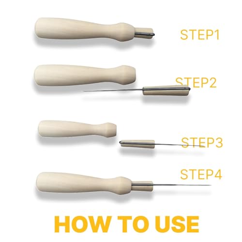 Image of MeowPick Needle Felting Kit with Cat Head Mold, Animals Needle Felting Set, DIY Wool Felt Materials Set with Felting Tool and Instruction for Quick Needle Felting Craft (Maine Coon)