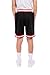 Ultra Game Boys' Active Knit Basketball Training Shorts,Chicago Bulls,Black,14-16