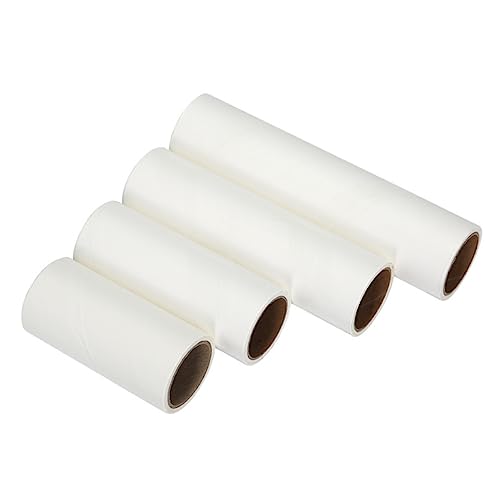 minkissy 4 個 60枚 クリーニングテープ ちぎれる付箋紙 リントローラーアクセサリー