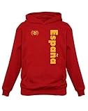 Super rápido envío! Green Turtle T-Shirts Sudadera con Capucha para niños - Apoya a la selección Española en el Mundial de Fútbol! 3/4A Rojo