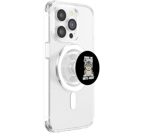 PopGrip MagSafe Chat des Chats de Pallas - Affichez votre amour pour le félin le plus boudeur