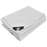 Robusta: La lona para invernadero está fabricada con material duradero de polietileno, lo que la hace resistente al desgarro y a la abrasión. Cuenta con refuerzo en los bordes y las esquinas están reforzadas con tejido de PP, aumentando así su vida útil.