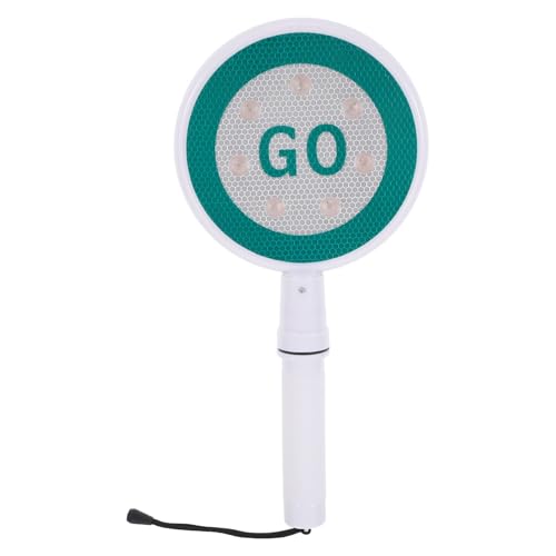 Panneau lumineux portatif Go/Stop LED pour la sécurité des travaux extérieurs