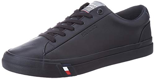 Tommy Hilfiger Corporate Sneaker Mens Casual Trainers in Black - 11 US