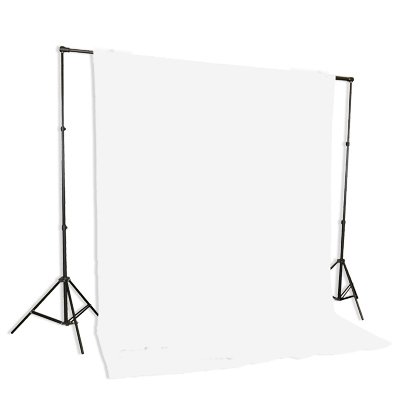 Image of Fancierstudio Light Kit Video Lighting Kit Lighting Kit with Background Stand and 3 Muslin Backdrop By Fancierstudio FS69BWG