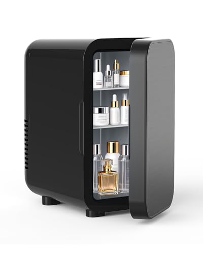 FANSEXPERT 6L Skincare Fridge with Glass Panel
