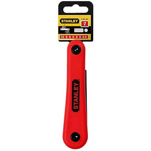 STANLEY 469262 Jeu de clés mâles hexagonales Système métrique 7 pièces