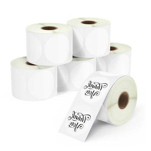 Étiquettes thermiques 51mm haute adhérence pour imprimante Zebra avec perforation