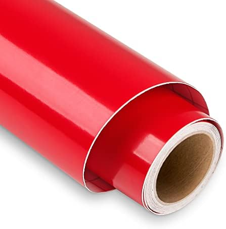 White Permanent Vinyl for Cricut - 12" x 5FT White Permanent Vinyl Roll, Outdoor Self Adhesive Vinyl Roll for Decor Sticker, Party Decoration, Car Decal
