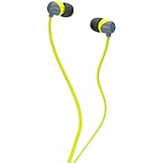 Skullcandy Jib In-Ear Earbuds - Grey/Hot Lime