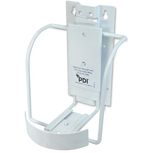 PDI PSBS077900 Nice Pak Surface Wipes Sani Mounting Bracket, White #1