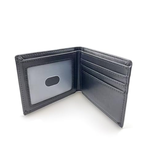 Art&Beauty Wallet for Men Minimalist Mens Wallets Leather RFID Blocking Bifold Slim Wallets(YP-Black)3