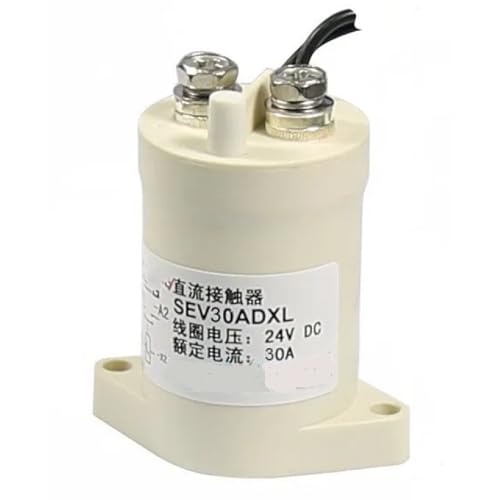 SEV30ADXL DC Contactor Power Relay, 30A, 24V DC Coil, Single Pole, for Electric Vehicle Charging Piles and High Voltage DC Systems (60VDC)