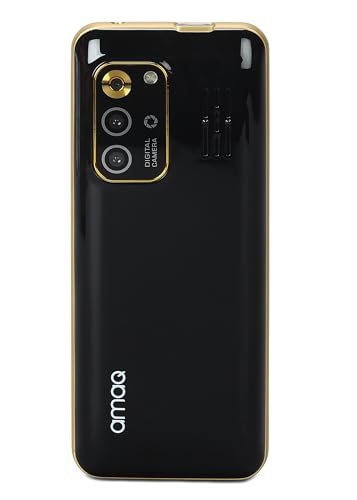 Image of Amaq Q1 4g Touch Screen Keypad Mobile|Volte-Jio Supports|Dual SIM|2.8 inch Screen|3500 mAh Battery|Supports Whatsapp|Facebook|Instagram|You Tube|Video Calling|Super Touch|Black.
