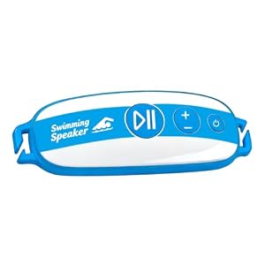 XUMIUZIY Schwimmender Knochenleitungslautsprecher für den (Blue)