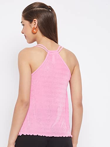 Image of LE BOURGEOIS Women Solid Relaxed Fit Cami Top