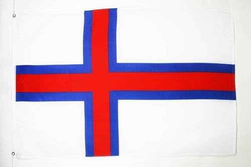 AZ FLAG, Faroe Islands Flag, 2x3 Ft, 100D Polyester Denmark, Faroese Banner with Two Metal Grommets, Fade Resistant
