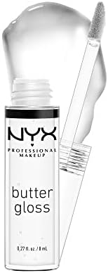 NYX PROFESSIONAL MAKEUP Butter Gloss, Non-Sticky Lip Gloss - Sugar Glass (Clear)