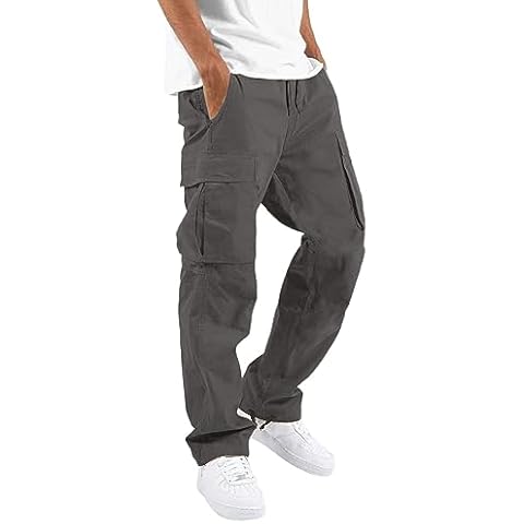 PAIDAXING Men's Lightweight Tactical Cargo Pants Cover