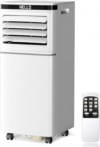 Image of Antarctic Star 8500 Btus ASHRAE Portable Air Conditioner (5000 Btus SACC) | 3-in-1 Portable Ac Unit with Sleep Mode, Digital Display & Remote Control, 24H Timer, Bedroom & Office