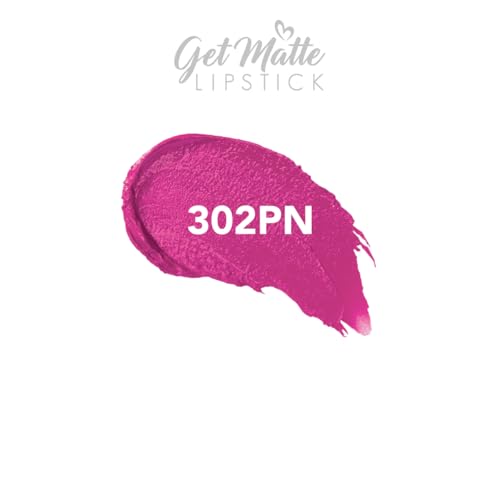 Image of Blue Heaven Get Matte Lipstick, Long Lasting, Light Weight Lipsticks for Women, Moisturizing Matte Lipstick for Women - 302PN, 4g