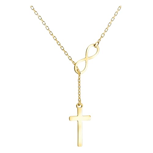 Collier Femme Croix Infini Sofia Milani Argent 925, parfait du quotidien aux grandes soirées
