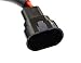 iJDMTOY 9006 to H11 Bulb Size Conversion Pigtail Connectors Wiring Harness