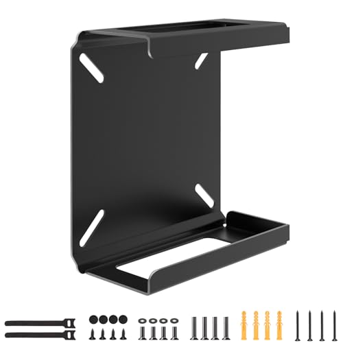 Metal Mini PC Mount Compatible with Beelink Mini PC Vesa Mount/Wall Mount/Under Desk, for S12 Pro, Mini S13, SER6 Pro/SER3/SER5/SER5 MAX/SER5 Pro/SER9, SEi12/EQ13 and More