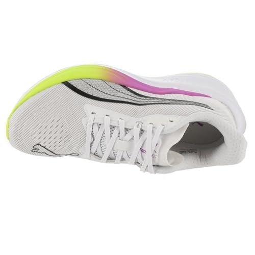 PUMA Darter Pro Women's Sneaker, 6 B(M) US, White-Magenta-Yellow2