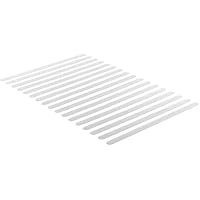 AnTina TAPES® Anti-Rutsch-Streifen für Treppen & Stufen als Aufkleber, Stufenmatte, R10 Rutschhemmende & Selbstklebende Sticker, 17 Stück, 3x64cm, Transparent