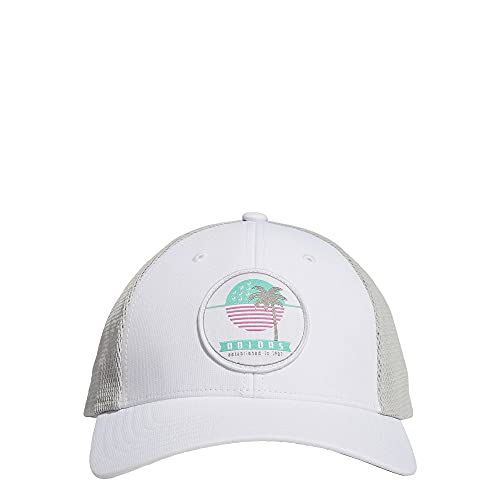 Casquette femme adidas blanche pour éviter l'éblouissement au golf