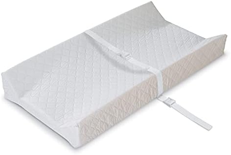 Summer Contoured Changing Pad, 16 x 32 – Comfortable & Secure, With Security Strap And Two High Curved Sides, Easy To Clean