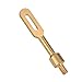 NIDAYE 5 Pack Solid Brass Slotted Tip Gun Jag Patch Holder for Rifle/Handgun/Pistol