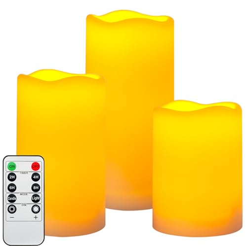 Da by 3 Wasserdichte LED-Kerze für den Außenbereich mit...