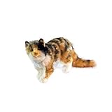 HANSA Calico Long Haired (Alamo Cat Betty) Plush Cat 12