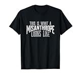 Misanthrope T Shirts by Gorilla Merch