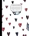 Gray Cute Cat Patterns Kiss, Many Little Hearts: Cute Kawaii Composition Notebook, Wide Ruled, 7.5 x 9.25, 120 Pages, For kids, teens, and adults