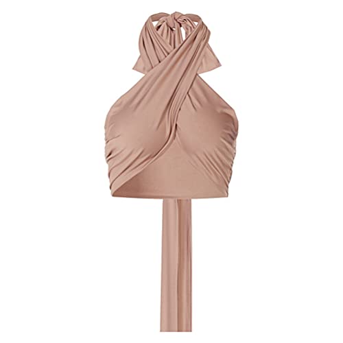 1 pe&ccedil;a de roupa superior feminina encantadora com amarra&ccedil;&atilde;o cruzada