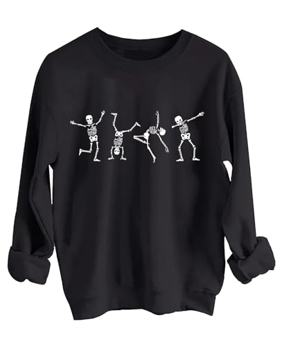 Slightly Subtle Skeleton Hoodie Dancing Skeleton Sweatshirt Halloween Sweatshirt