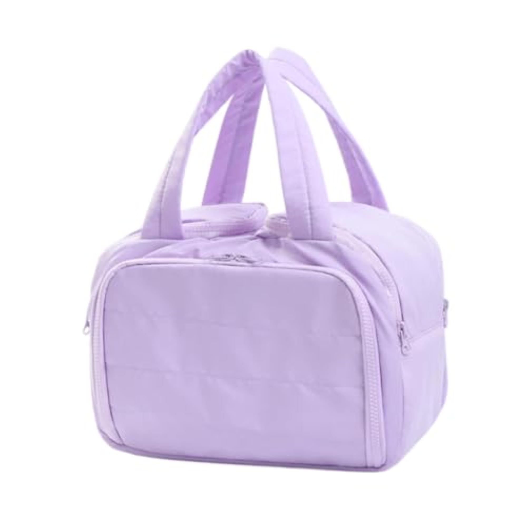 Large Capacity Travel Makeup Bag, Purple Pouch
