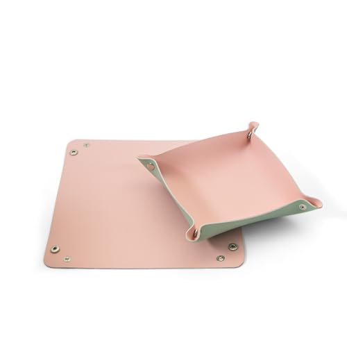 Image of Bellblock Large Extended Desk Mat /Mouse Pad /Gaming Mouse Pad | Vegan PU Leather | Anti-Skid, Non-Skid, Reversible Splash-Proof | Blue & Tan | 90cm x 45cm (Pack of 1) (DM3, 90 x 45cm Combo)