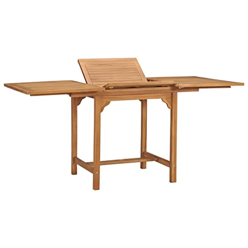 SALENTO - Tavolo Rettangolare In Teak Per Esterni, 70x110 Cm, Altezza 75 Cm, 4 Posti, Colore Naturale